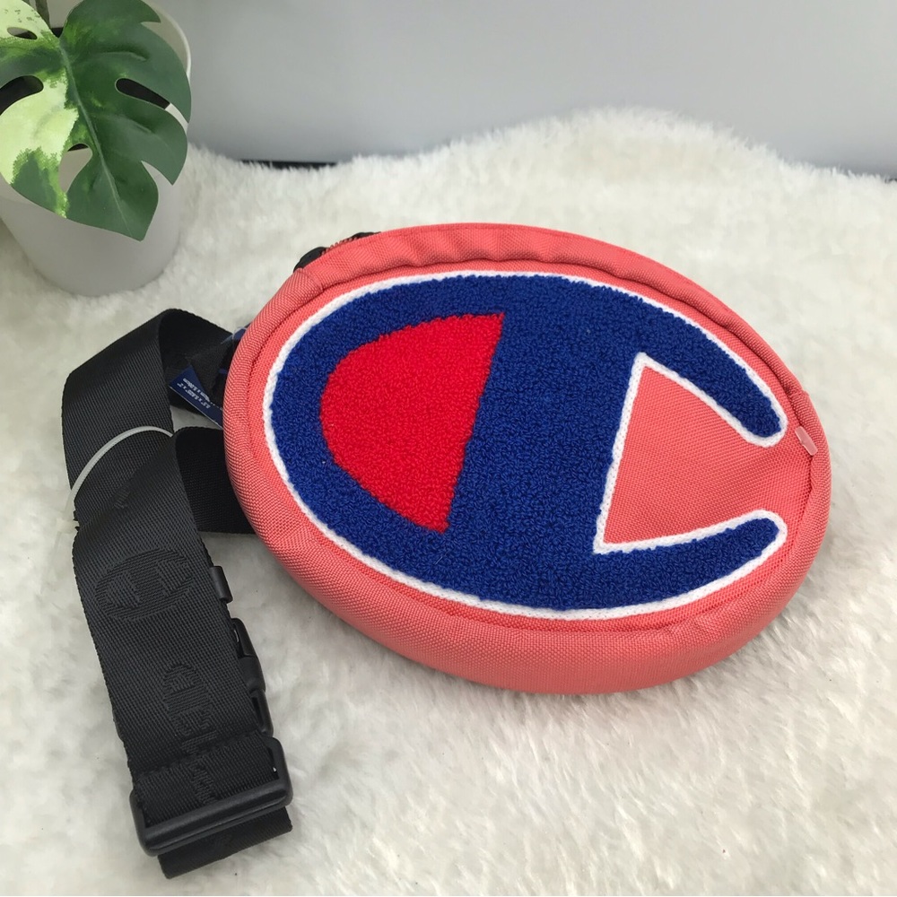 Champion Prime waist pack / sling / belt bag orange with blue “C”